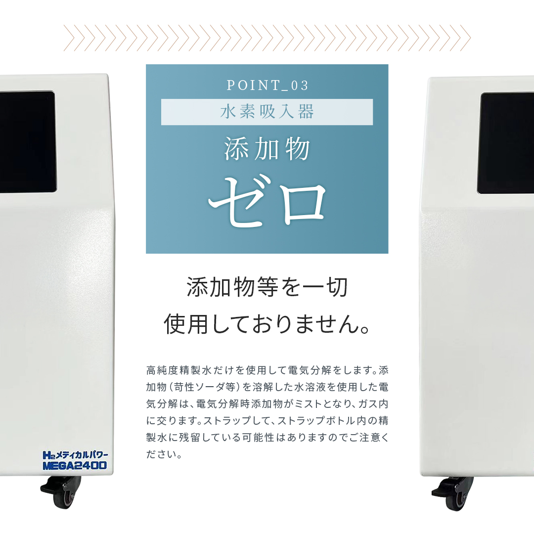 MEGA2400 高濃度水素吸入器＆酸素吸入器｜MAKE MEDICAL 株式会社