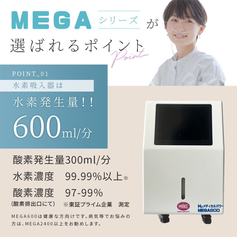 水素吸入器 生成量 最高水準 毎分3000ml（水素2000ml 酸素1000） - その他