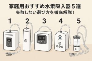 おすすめ水素吸入器5選｜失敗しない選び方を徹底解説！