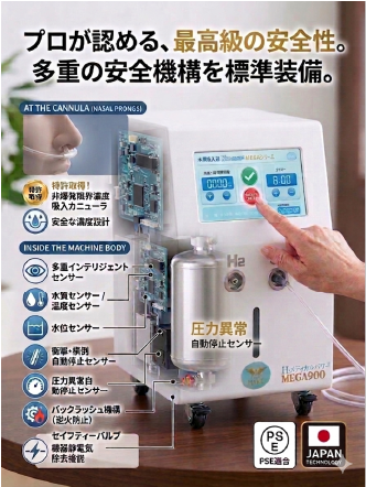 水素吸入器H2メディカルパワー®が選ばれる理由 - 世界最大級の圧倒的な
