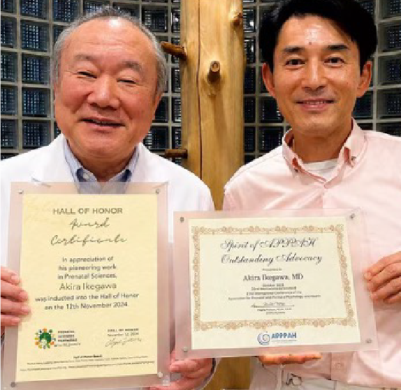 水素吸入に関する池川明先生との記念写真