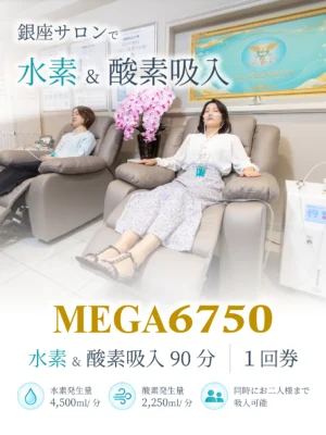 mega6750-hydrogen-oxygen-inhalation-90min MEGA6750 水素・酸素吸入90分 1回券|銀座 MAKE MEDICAL