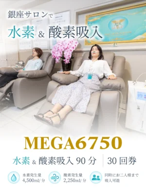 mega6750-hydrogen-oxygen-inhalation-90min-single-ticket MEGA6750 水素・酸素吸入90分 30回券|銀座 MAKE MEDICAL